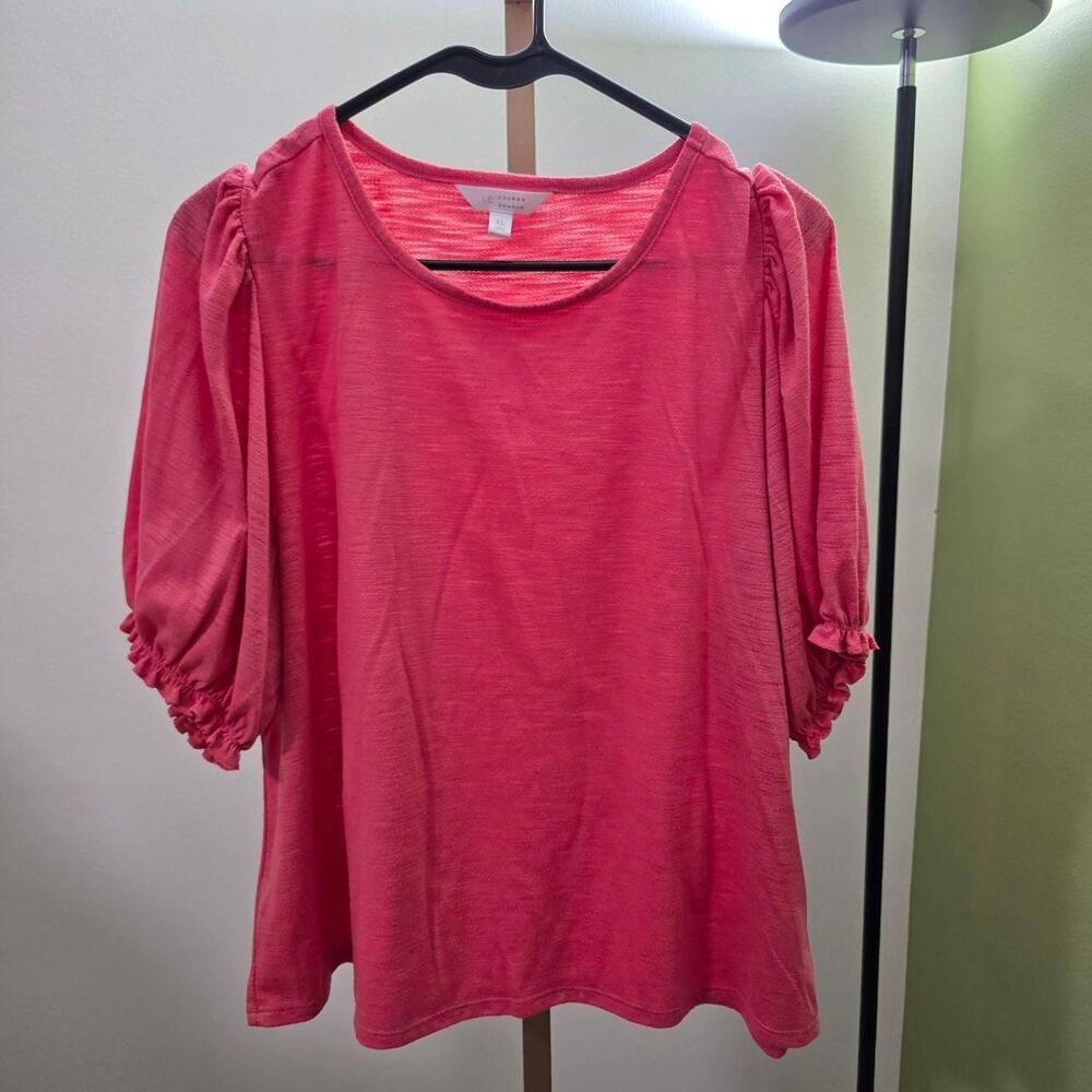 Lauren-conrad Women's Pink and Red Blouse